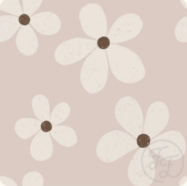 Fluwelen teddydeken bloem groot