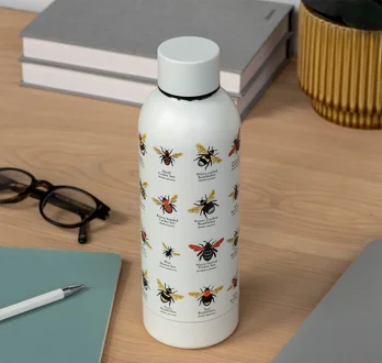 Stainless steel fles "Garden Bees"