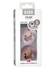 BIBS 2 pack Lilac/Heather 0-6