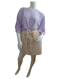 Blouse (top) lila madelief