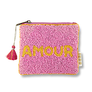 Make-up pouch - amour lilac/yellow