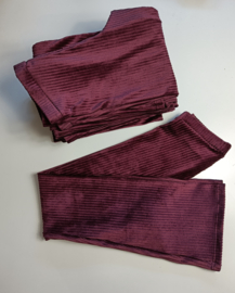 Flarepants rib bordeaux