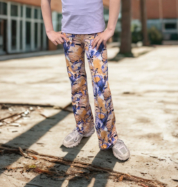 Flare oranje lila bladeren