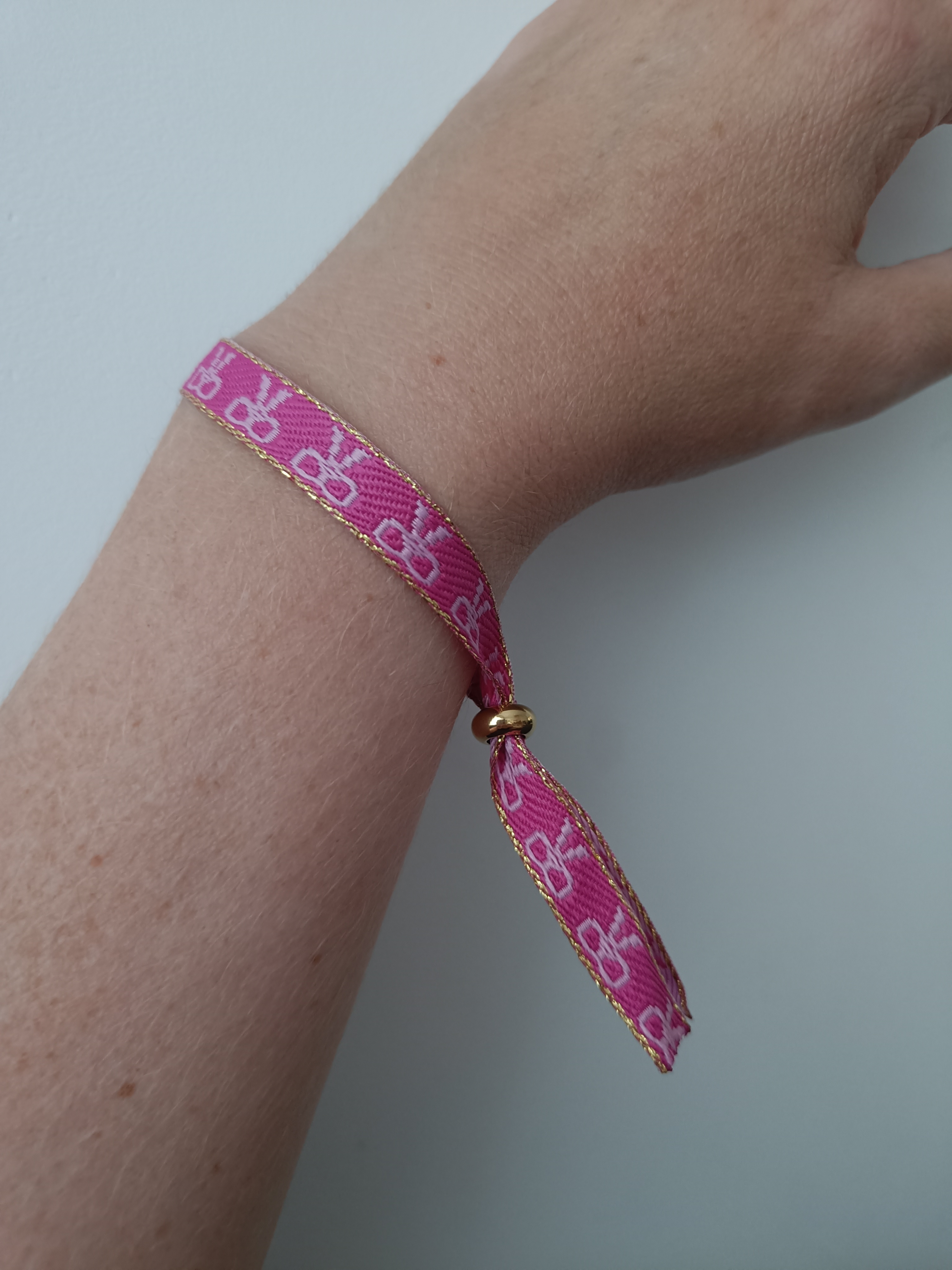 Lint armbandje "bows"