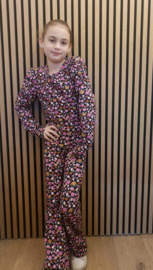 Longsleeve pofmouw floral party