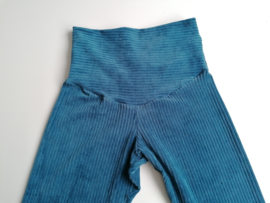 Positie flarepants rib fluweel
