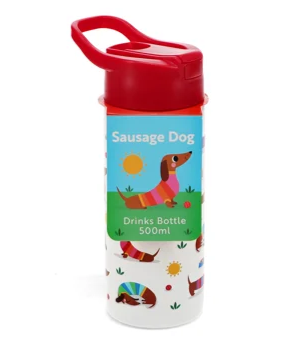 Stainless steel fles "Sausage Dog"