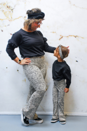 Legging zebra zand of groen