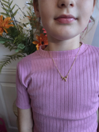 Ketting - strikje - gold