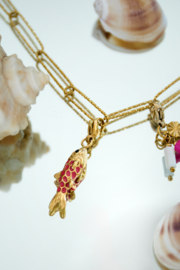 Bedel - vis - gekleurd - gold