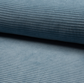 Flarepants rib dusty blue