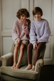 Chunky Knitted Sweater - LILAC