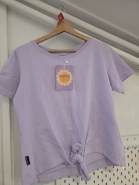 Knoopshirt lila