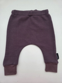 Harem ribstof donkermauve 62/68