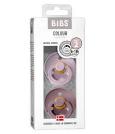 BIBS 2 pack Lilac/Heather 0-6