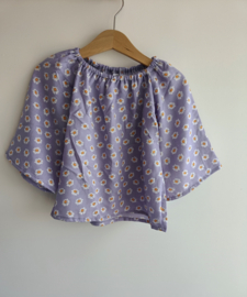 Blouse (top) lila madelief