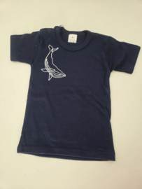 Shirt navy walvis