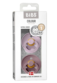 BIBS 2 pack Lilac/Heather 0-6