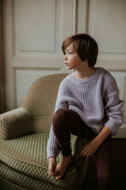 Chunky Knitted Sweater - LILAC - 6-12mnd