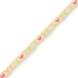 Lint armbandje "love"
