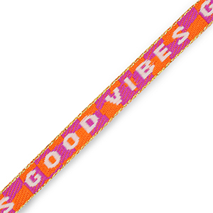 Lint armbandje "good vibes"