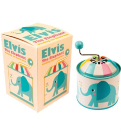 Muziekdoosje olifant Elvis