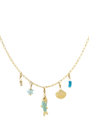 Bedel - vis - gekleurd - gold