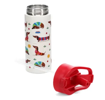 Stainless steel fles "Sausage Dog"