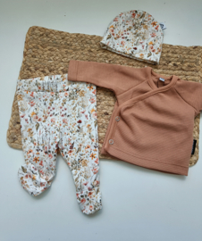 Legging met voetjes autumn flowers