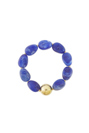 Kralenarmband - blauw