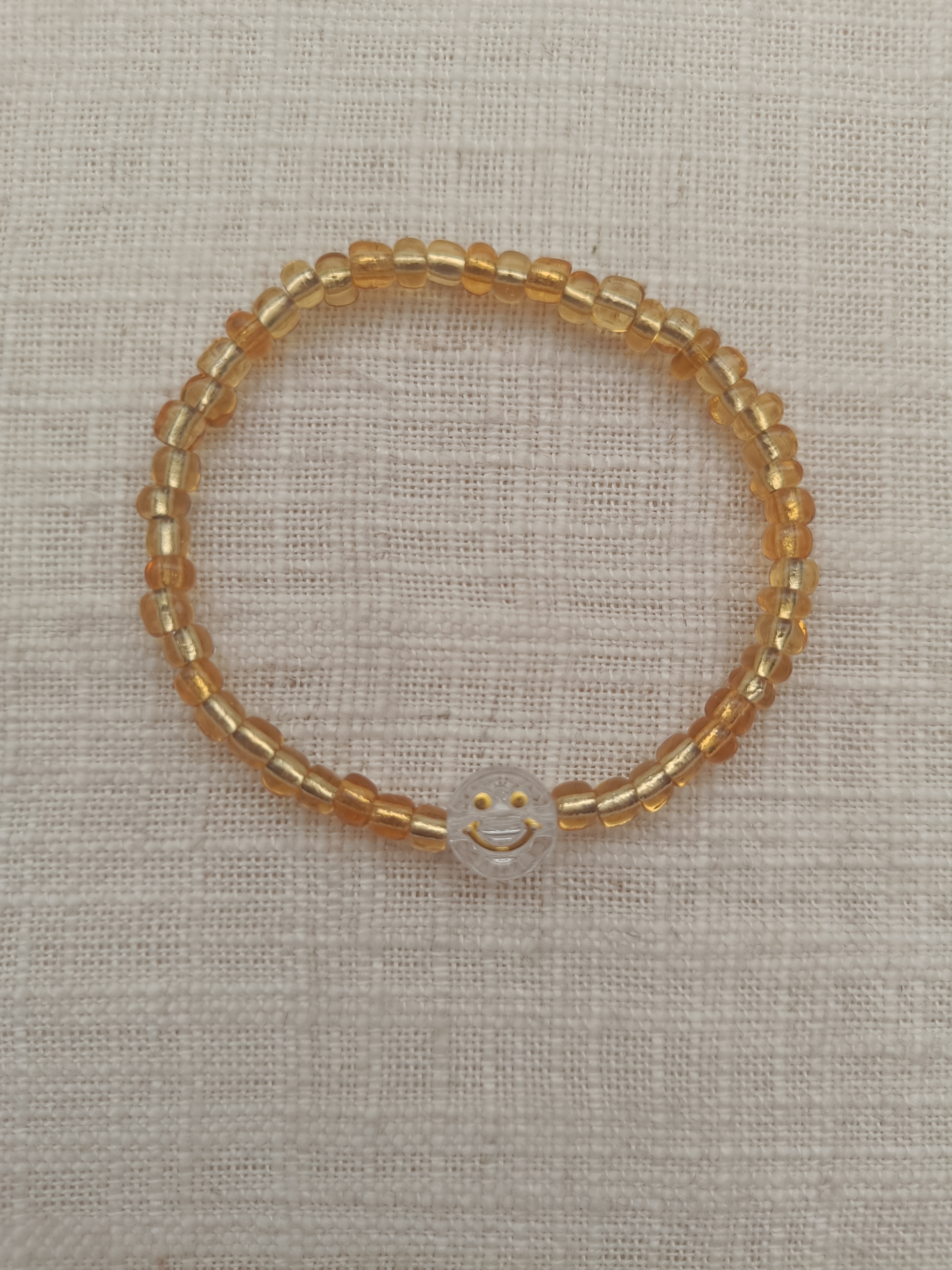 Armbandjes set (3 stuks)- smileys goud