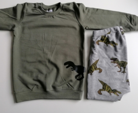 Sweater Dino groen 50/56