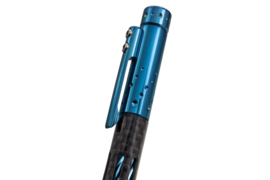 Lion Steel pen: Nyala Carbon Fibre - Blue Shine