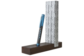 Lion Steel pen: Nyala Carbon Fibre - Blue Shine