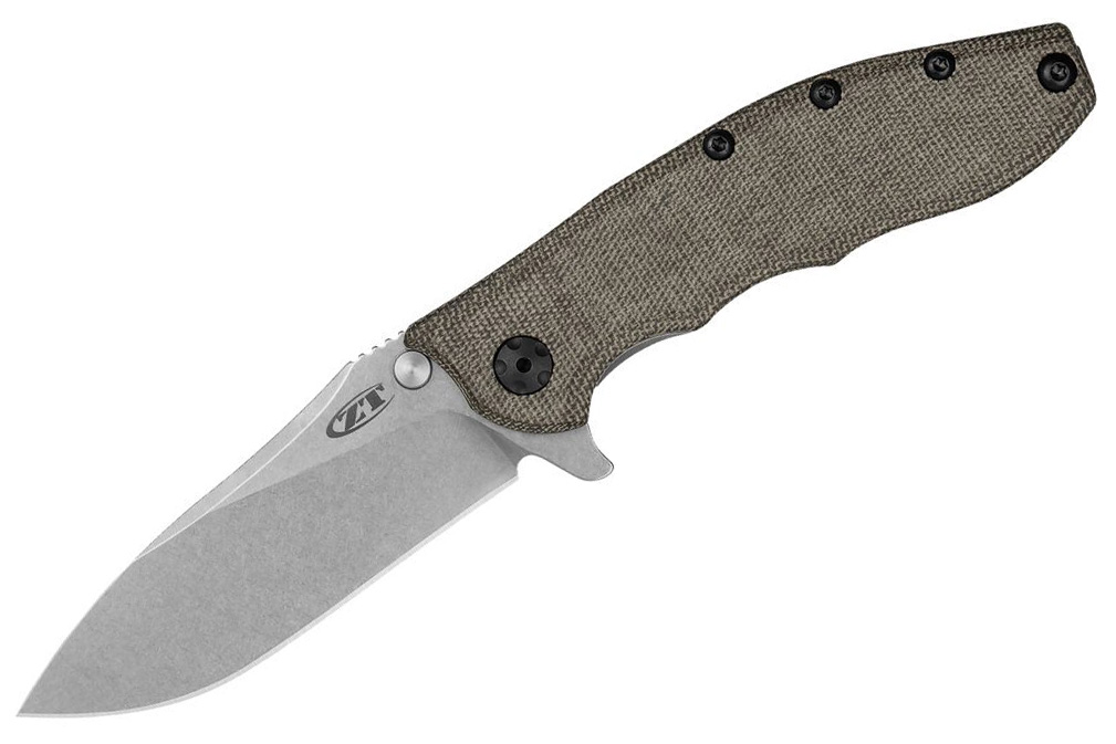 Zero Tolerance 0562MIC Green Canvas Micarta, Magnacut, Limited Edition