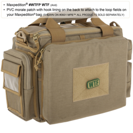 Maxpedition WTF PATCH Black