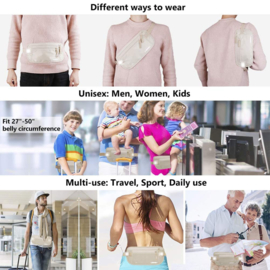 Budget heupportemonnee - beige