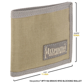 Maxpedition BRAVO RFID BLOCKING WALLET OD Green