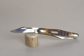 Rough Rider Whittler Amber Jigged Bone