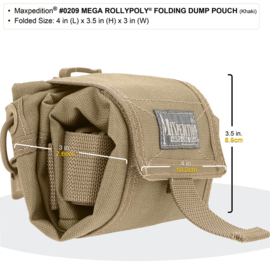 Maxpedition Rollypoly Mega zwart