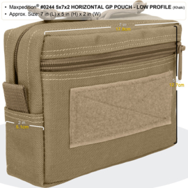 Maxpedition 7x5x2 Horizontal Pouch GP Khaki