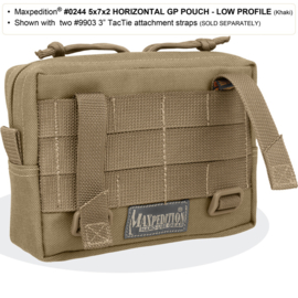 Maxpedition 7x5x2 Horizontal Pouch GP Khaki