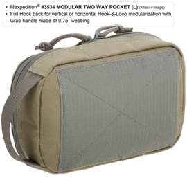 Maxpedition Hook-and-Loop Modular Two Way Pocket (Small)