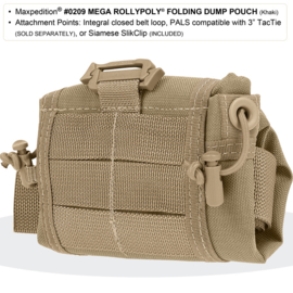 Maxpedition Rollypoly Mega zwart