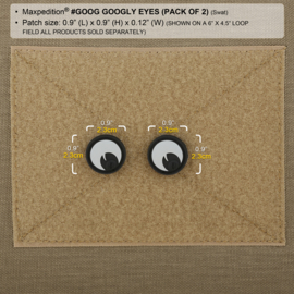 Maxpedition GOOGLY EYES PATCH