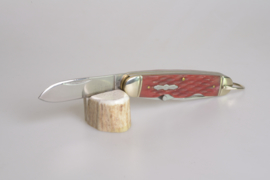 Rough Rider Camp Knife Amber Bone