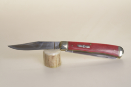 Rough Rider Red Smooth Bone Trapper 2 Blade Folder