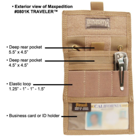 Maxpedition Traveler paspoort / ID drager