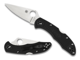 Spyderco Delica4 Flat Ground PE Black