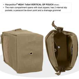 Maxpedition 7x5x4 Vertical pouch GP